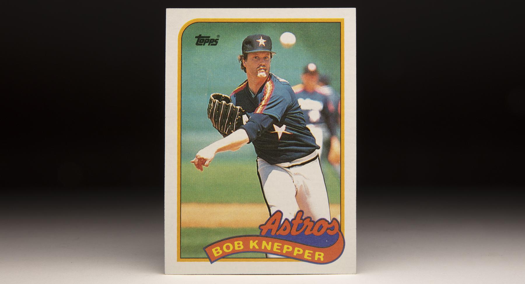  CardCorner 1989 Topps Bob Knepper Baseball Hall Of Fame